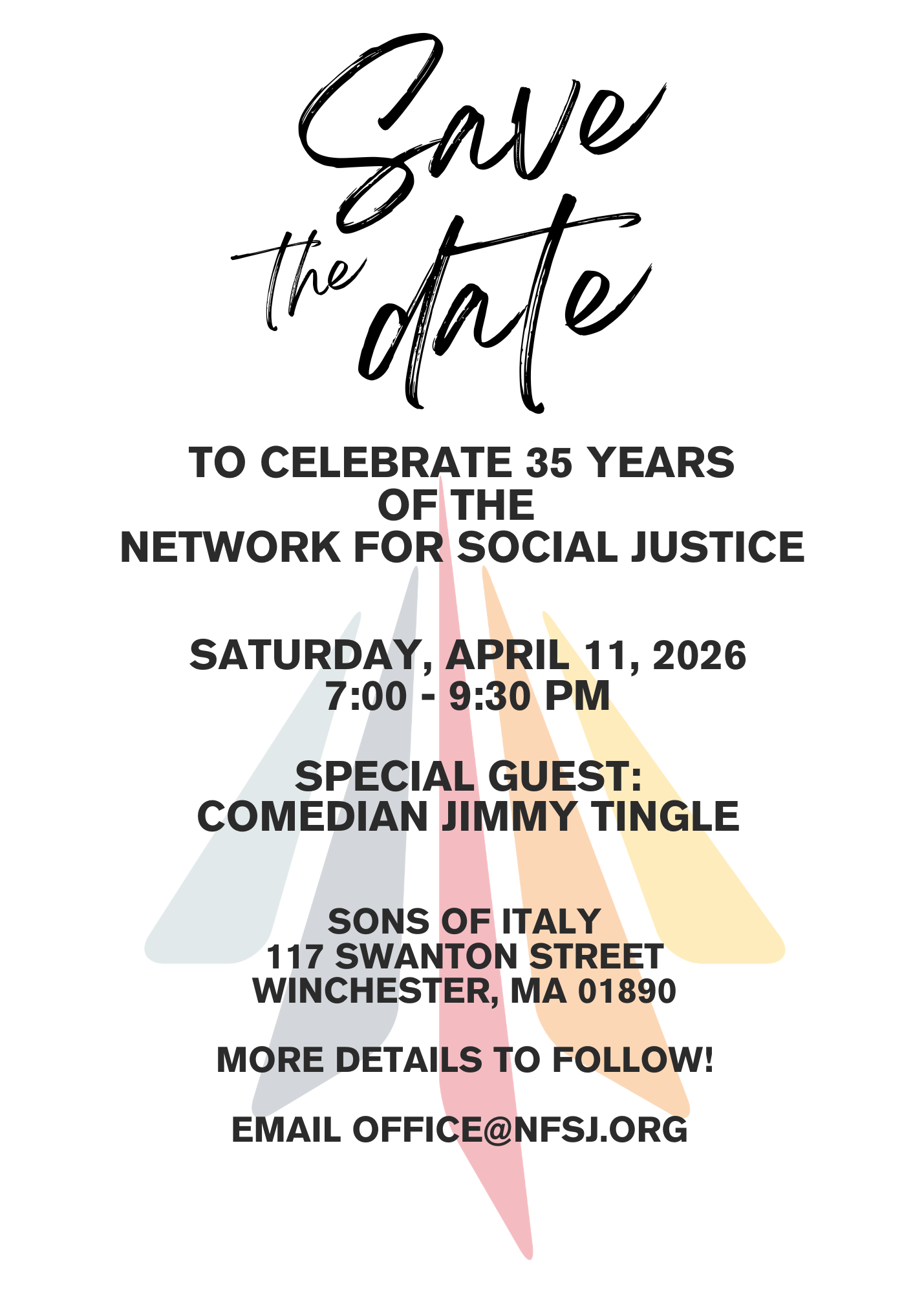 Flier for The Network Turns 35! Help Us Celebrate!