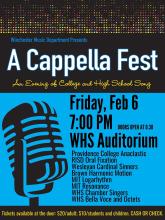 A Cappella Fest flier